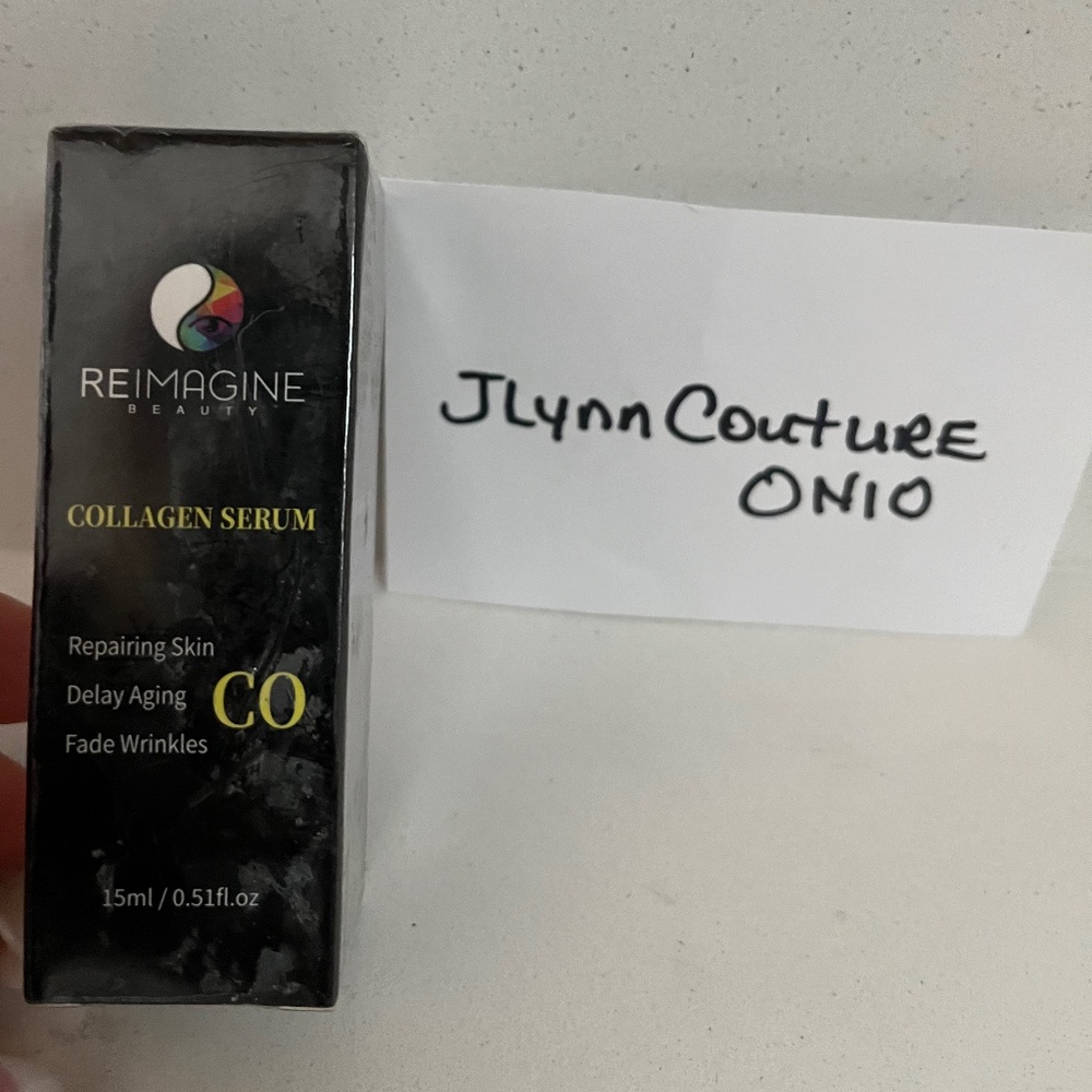 Reimagine beauty Collagen serum 15ml fade wrinkles anti-aging serum new nib